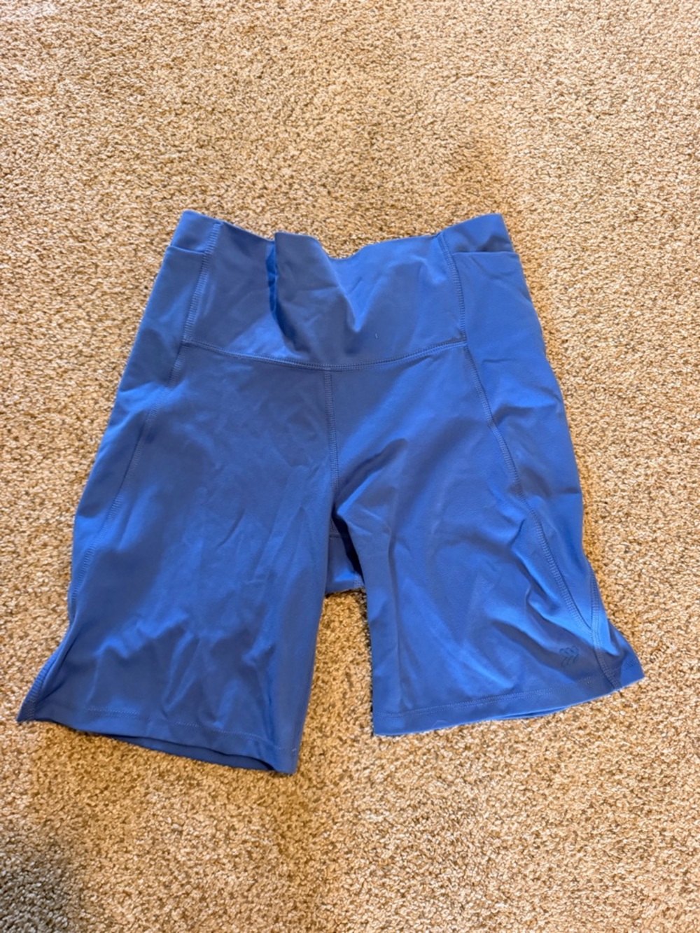 all in motion Royal Blue High-Rise Bike Shorts